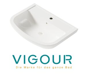 Waschtisch Handwaschbecken Hängewaschbecken VIGOUR Waschbecken weiß