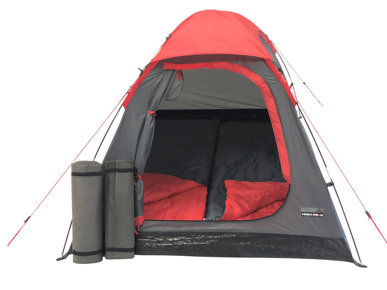 HIGH PEAK Zelt Camping Set für 2 Personen 5 teiliges Komplettset Camping Neu