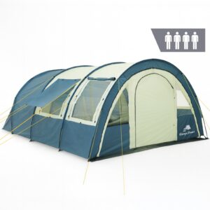 Zelt für 4 Personen Tunnelzelt Gruppenzelt Campingzelt CampFeuer