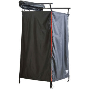 Vickywood Duschzelt für Dachträger Regenhaube Duschkabine LED Innenbeleuchtung