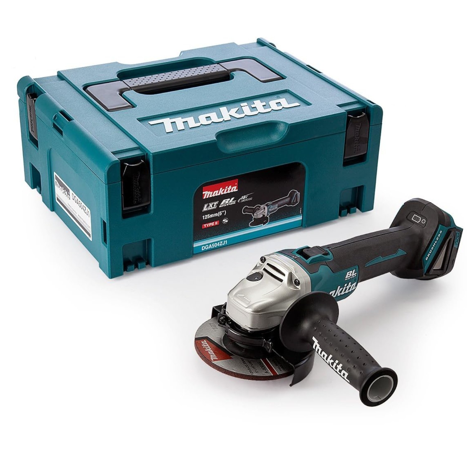 Makita DGA504ZJ Akku Winkelschleifer 18V ohne Ladegerät und Akkus