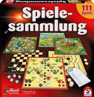 Schmidt Spiele 49139 Spielesammlung Mit Original Mensch ärgere Dich nicht