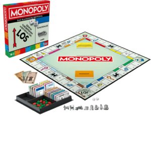HASBRO GAMING Monopoly Classic Neuauflage Brettspiel Rot/Mehrfarbig