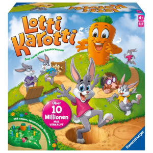 Ravensburger Kinderspiele 22343 Lotti Karotti Wettlaufspiel für 2 bis 4 Spie