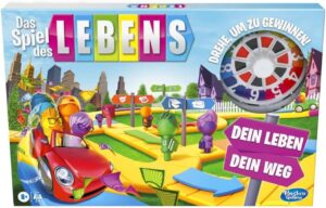 Hasbro Das Spiel des Lebens Brettspiel für die ganze Familie für 2 4 Spieler