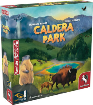 Pegasus Spiele 57808G Caldera Park Deep Print Games Brettspiele