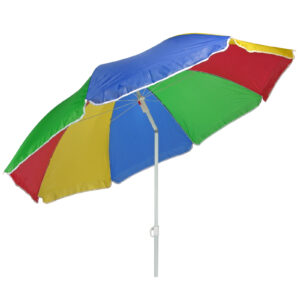 Sonnenschirm Strandschirm Gartenschirm Balkonschirm Terasse Regenbogen Ø160cm
