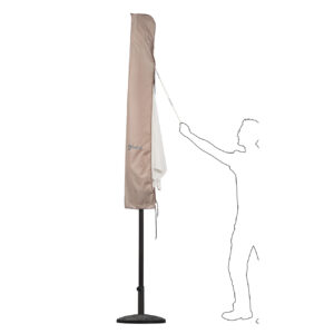 Sonnenschirm Knickbar Gartenschirm Sitzend verstellbar Kurbelschirm UV50+