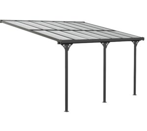 Terrassendach Terrassenüberdachung Aluminium Westmann schwarz