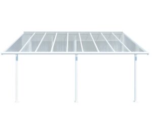 Terrassendach Terrassenüberdachung Aluminium Palram Canopia weiß