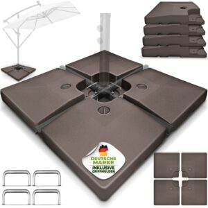 tillvex® Sonnenschirmständer 90L / 120kg Schirmständer Schirmgewicht Ampelschirm