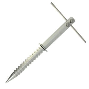 Schirmständer Massiv Erdspieß für Sonnenschirm Angelschirm Brolly mit Erdbohrer