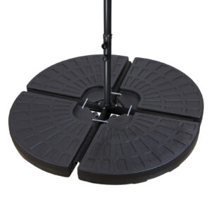 Schirmgewicht Ampelschirm Schirmständer Schirmhalter Sonnenschirm 52 L / 85 kg