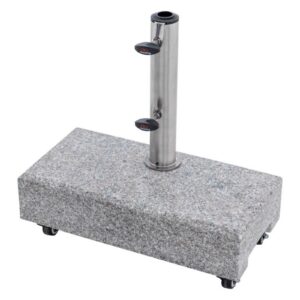 Doppler Balkon Schirmständer Granit 25 kg mit Rollen