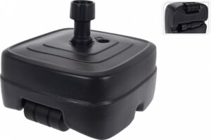 Schirmstnder Sonnenschirmstnder Halter 45L Schwarz Fu Kunststoff Garten