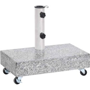 vidaXL Schirmständer mit Rollen Sonnenschirmständer Schirmhalter Sonnenschirm...