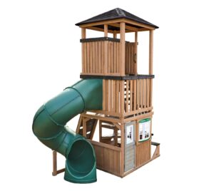 Zwerkules Spielturm Ramba Kinder Holz Rutsche Kletterwand Küche Garten FSC