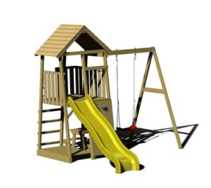 Stelzenhaus Spielturm Kinderspielhaus WendiToys Spielhaus Gartenhaus Pelikan