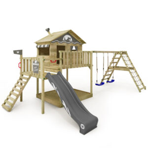 Wickey Spielturm Stelzenhaus Smart Ocean Spielhaus mit Schaukel und Rutsche
