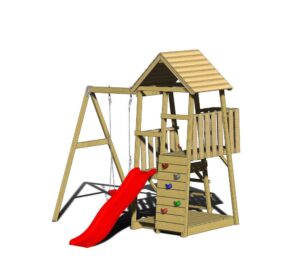Spielturm Stelzenhaus Wendi Toys Panda Kletterturm Spielhaus Spielplatz Garten