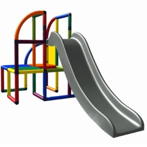 Move and stic Baukasten "OLAF" mit Rutsche Spielturm Kletterturm Klettergerüst
