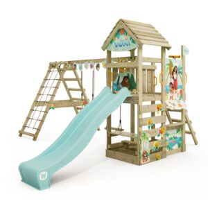 WICKEY Spielturm Disney's Vaiana Story mit Schaukel & Rutsche