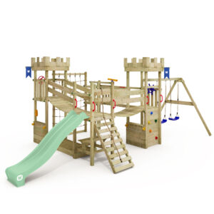 Wickey Spielturm Stelzenhaus Smart Arch Spielburg mit Schaukel und Rutsche