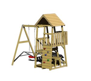 Spielturm Stelzenhaus Wendi Toys Gorilla Spielhaus Klettergerüst Spielplatz