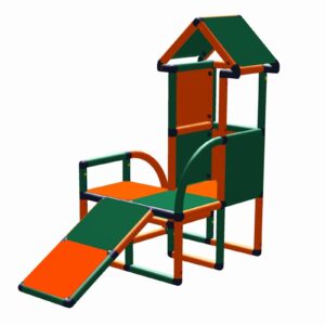 Move and stic Baukasten "LEVI" mit Rutsche Spielturm Kletterturm Klettergerüst