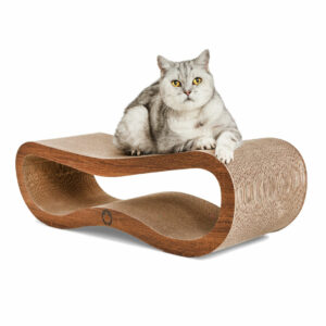 Kratzbrett Kratzmöbel Kratzpappe Kratzkarton für Katzen XXL Orbit 2.0 Braun
