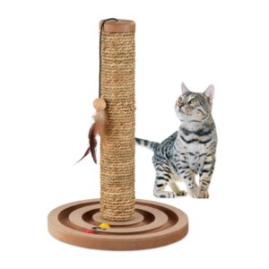 Kratzsäule Kratzbaum für Katzen Katzenkratzmöbel Kratzstamm mit Spielzeug