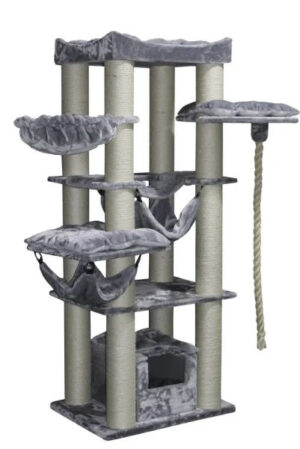 Nobby Kratzbaum Rubi H 197 grau Kratzmöbel