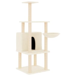 Stabiler Kratzbaum für Katzen Katzenkratzbaum Spielturm mit Kuschelhöhle