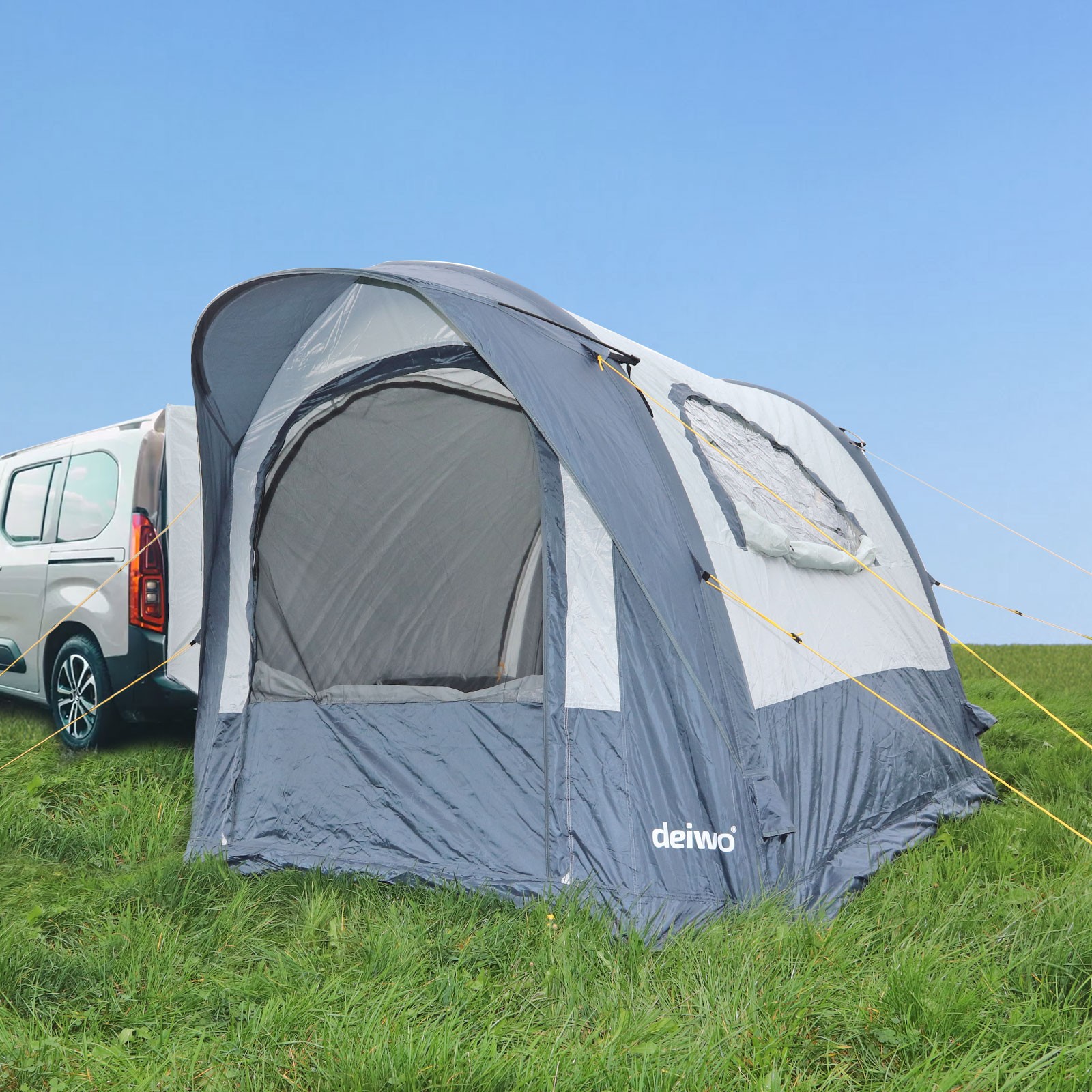 deiwo Heckzelt aufblasbar Drive Away Camping Zelt Buszelt fr Kombi SUV Mini Van