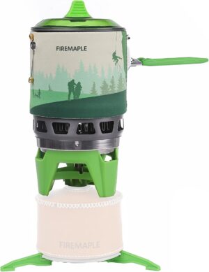 Kompakter Campingkocher Jetbrenner mit Zubehör für Outdoor Trekking Camping