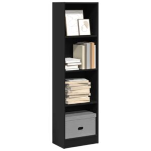 Schlankes Bücherregal Highboard Holzregal Aktenregal Standregal 40x143