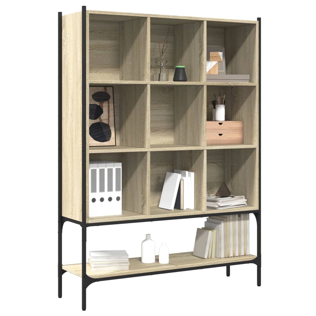 Bücherregal Wohnregal Regal mit neun Fächern Dekoregal 102x30x141