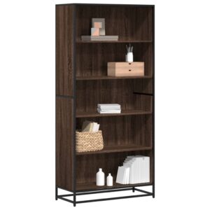 Modernes Regal industrieller Style Bücherregal Büroregal 5 offene Fächer
