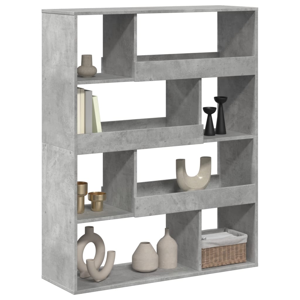 Bücherregal Wohnregal Highboard Raumteiler Holzregal 100x33x125