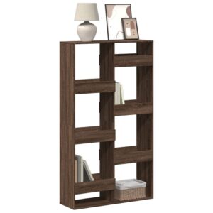 Stilvolles Bücherregal mit 8 Böden Raumteiler Highboard Regal