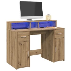 Workstation Schreibtisch Computertisch Homeoffice LED Design