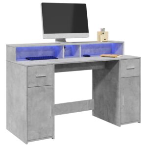 Schreibtisch LED Desk Computertisch PC Tisch Gaming