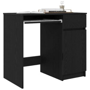 Moderner Schreibtisch mit Tür und Schublade ideal für Homeoffice