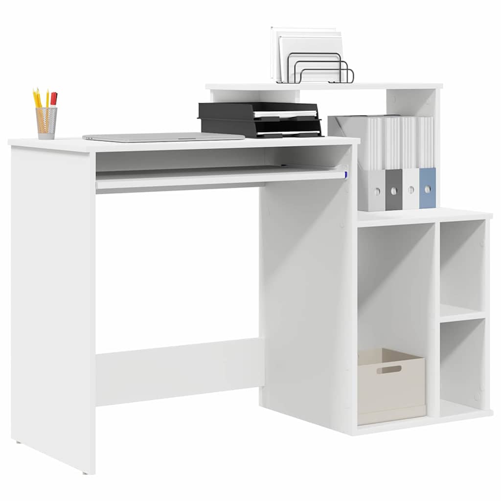 Schreibtisch Bürotisch Regalschreibtisch Computertisch 120.5x44x88.