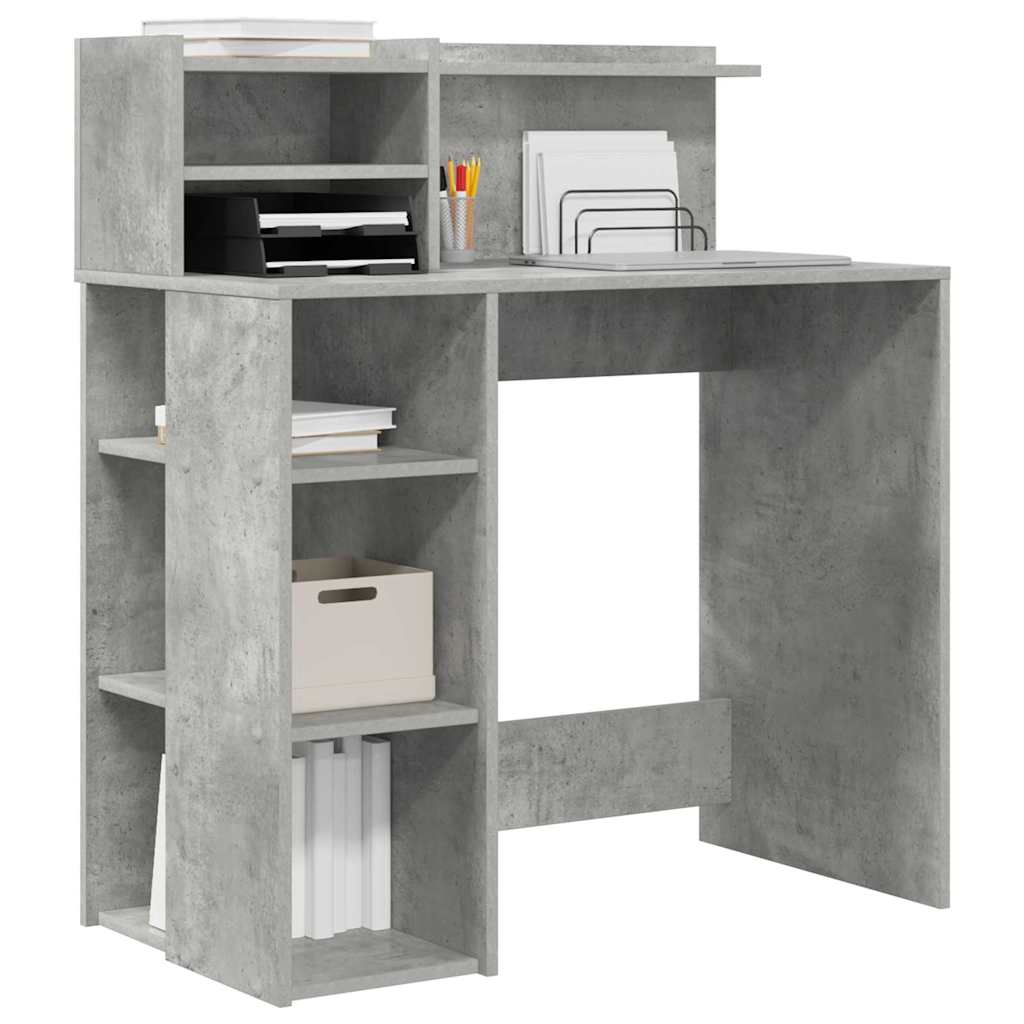 Schreibtisch Regalschreibtisch Homeoffice PC Tisch 90 x 48 x