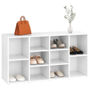 TOP Schuhregal mit 10 Fächern Schuhablage Kommode Regal Schuhschrank