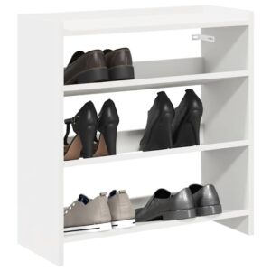 Schlichtes Schuhregal mit Ablagefläche für den Eingangsbereich