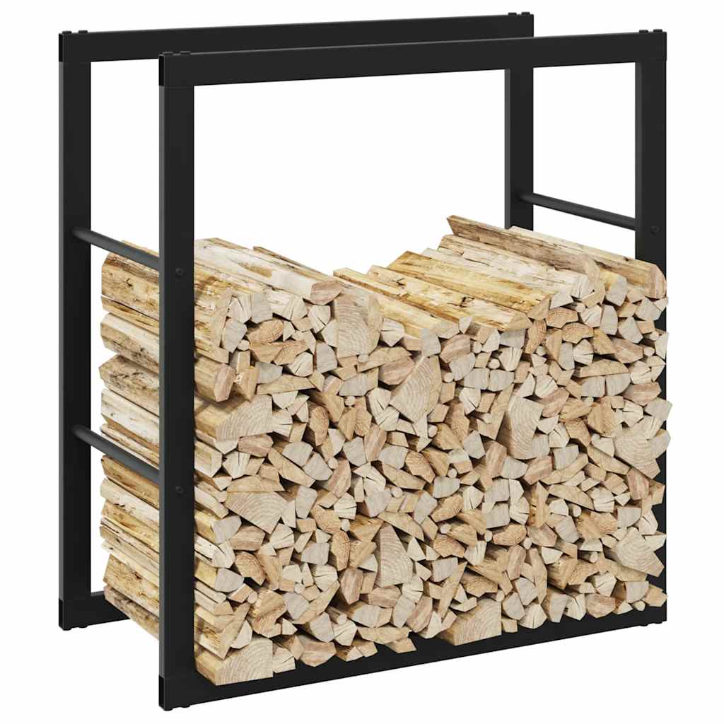 Kaminholzregal aus Stahl Flexibler Brennholzhalter für ordentliche Lagerung