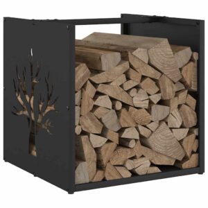 Modernes Kaminholzregal Brennholzregal Holzaufbewahrung Holzwürfel