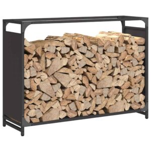 TOP Feuerholzregal Kaminholzständer Holzlager Brennholzablage